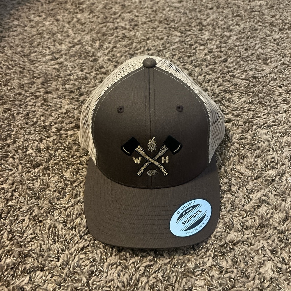 Brown and Gray Logo Trucker Hat